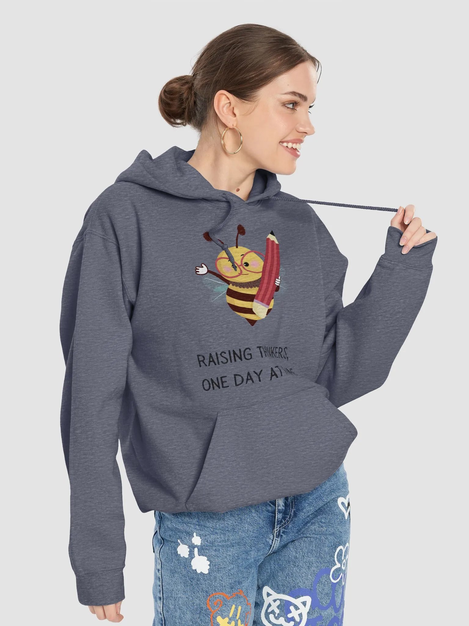 Buzzing Bee Artist Hoodie product image (74)