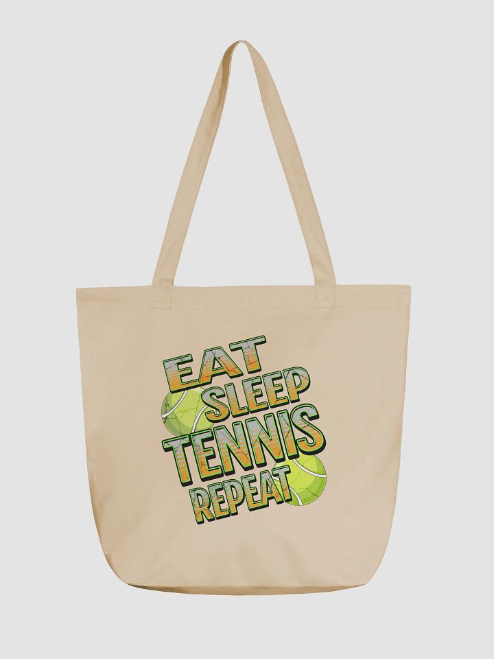 Eat Sleep Tennis Repeat Angle Statement Tote product image (5)
