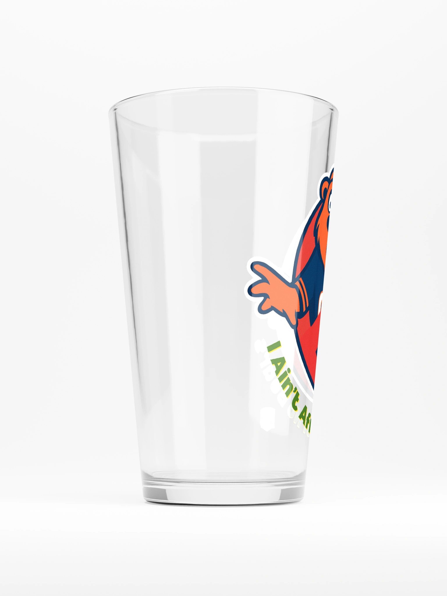 No Bear Shaker Pint Glass product image (2)