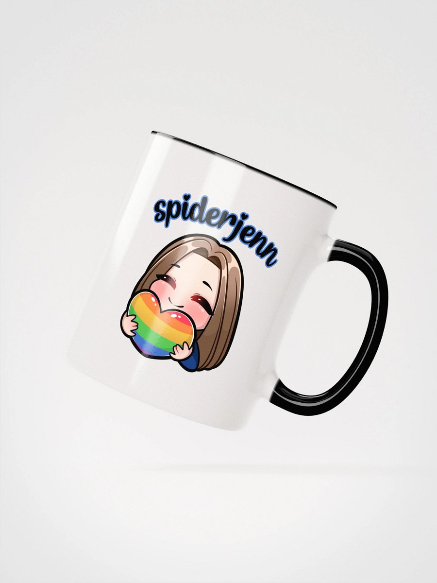 SpiderJenn Rainbow Heart Mug product image (22)