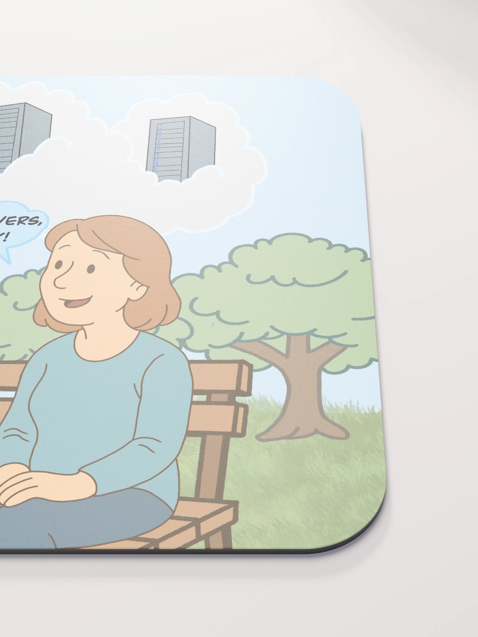 Linux Clouds Mouse Pad product image (5)