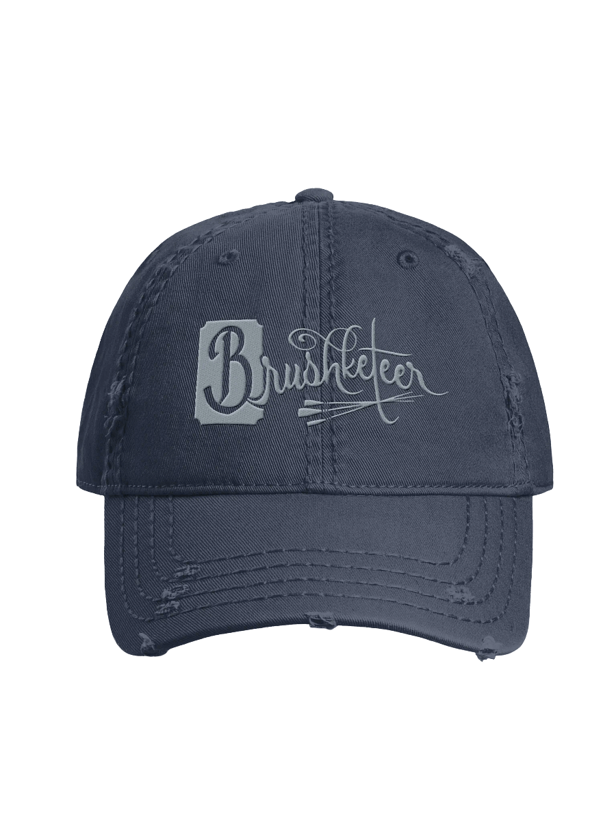 Distressed Dad Hat - Brushketeer - blue/grey product image (1)