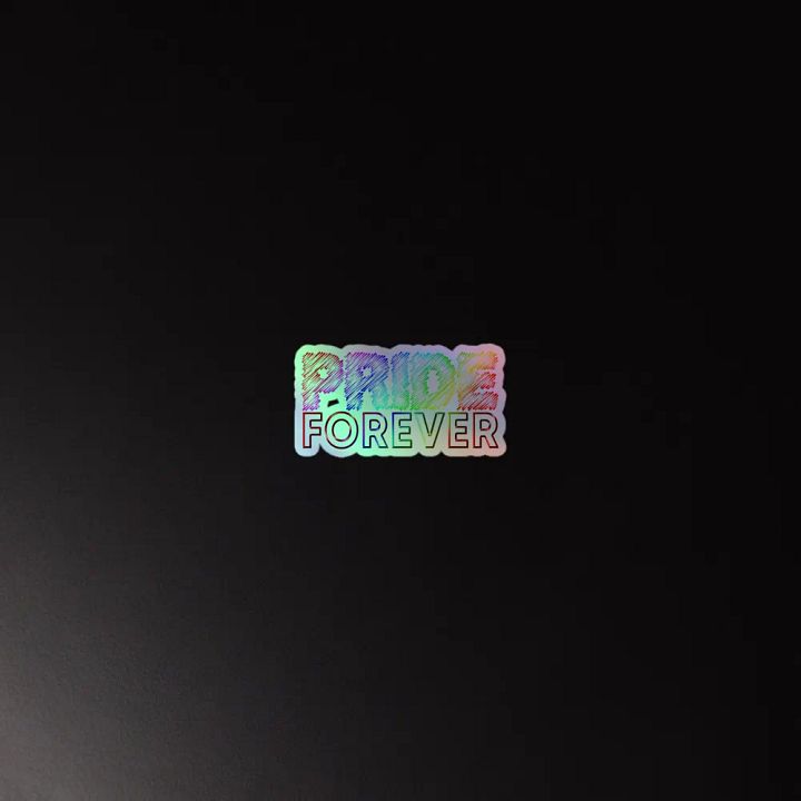 Pride Forever Holographic Sticker product image (4)