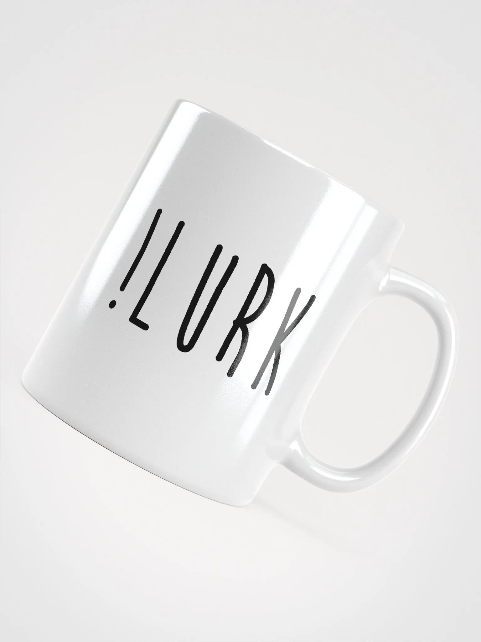 White Mug: !LURK product image (4)