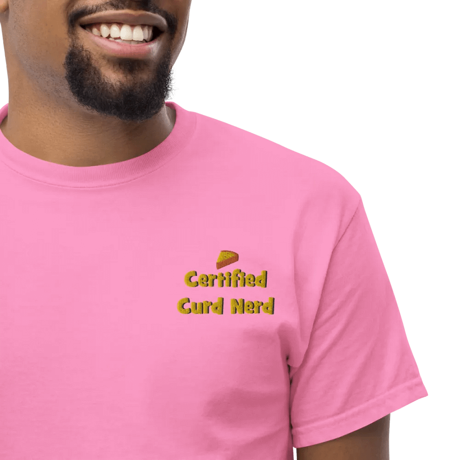 Certified Curd Nerd T-Shirt Embroided Logo product image (152)