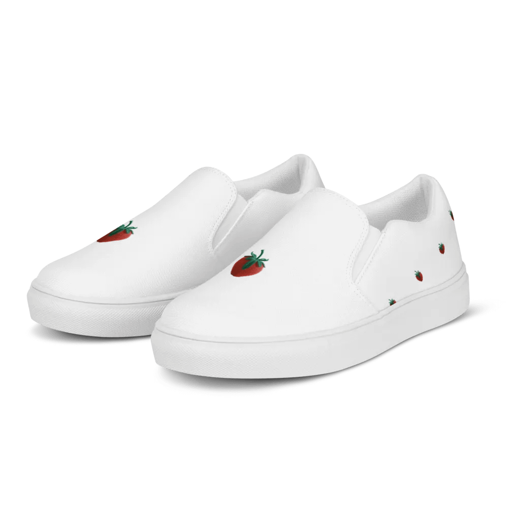 CozyAvocado Women's Slip-On Shoes Strawberry #2 product image (3)