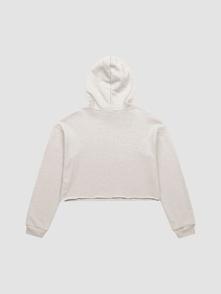Never give up Bella+Canvas Fleece Crop Hoodie product image (6)
