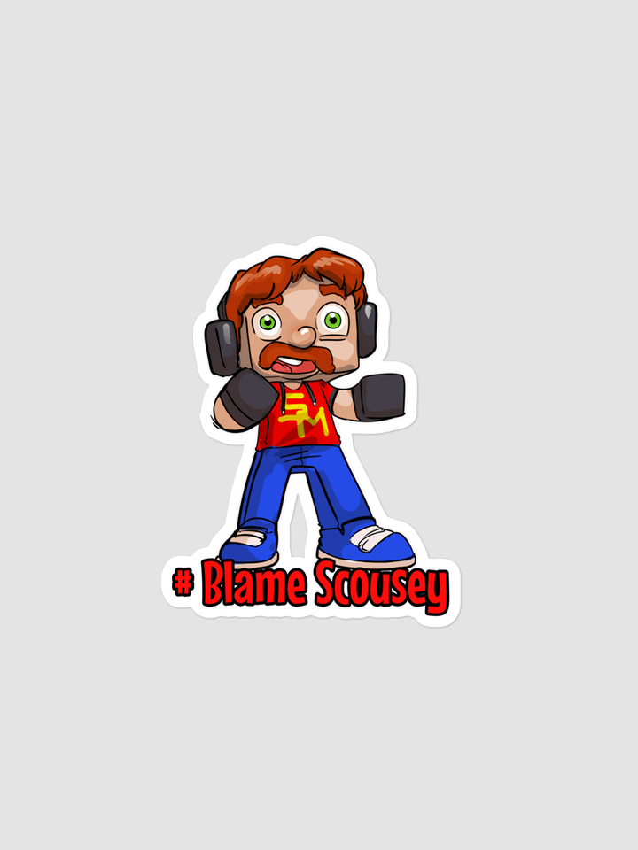 Blame Scousey Sticker product image (1)