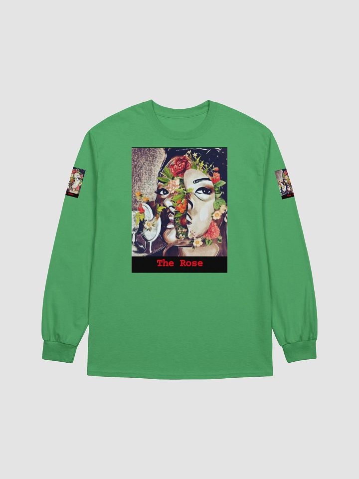 The Rose Long Sleeve Green Tee product image (1)