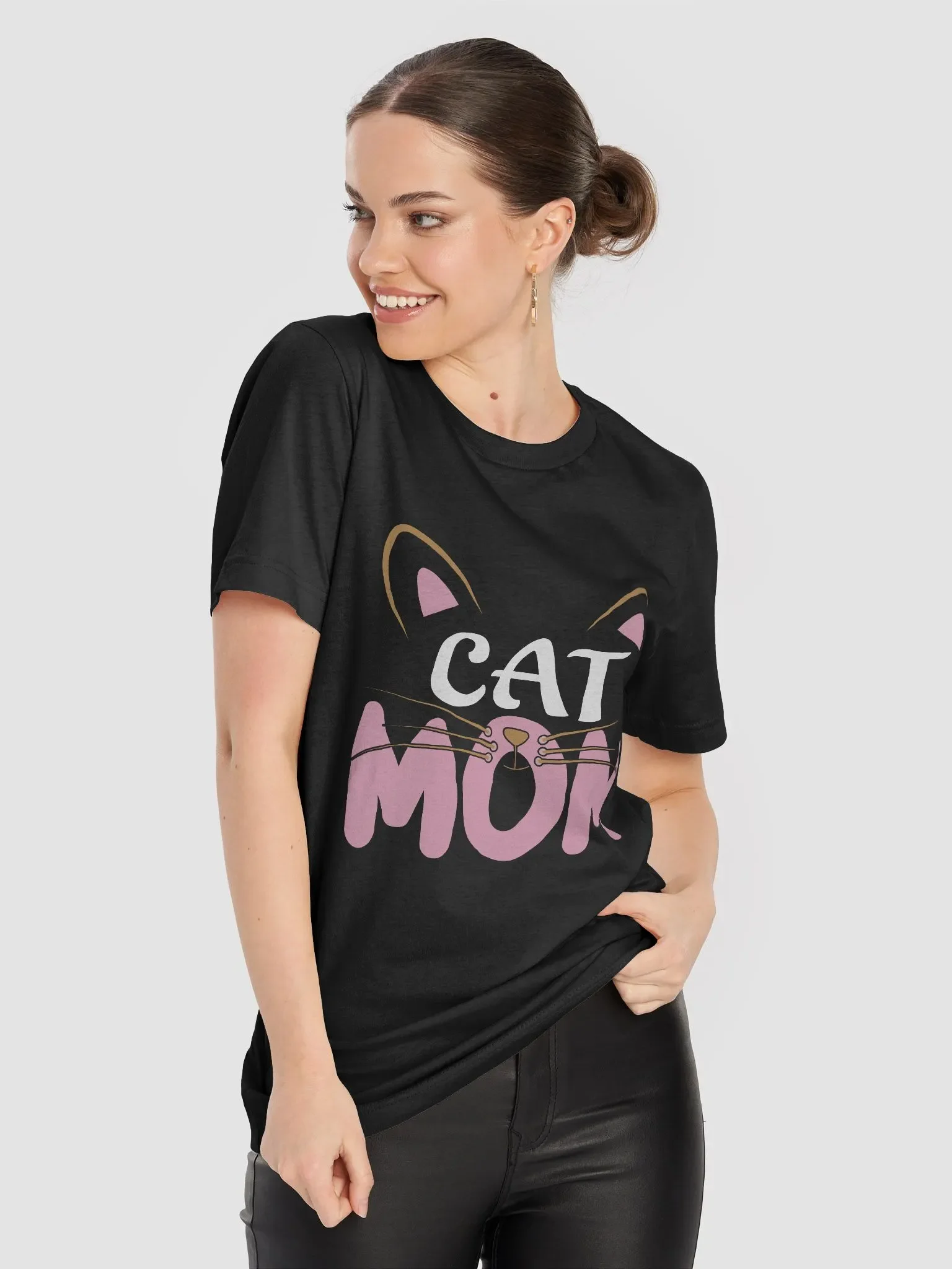 Purrfect Cat Mom Tee product image (8)