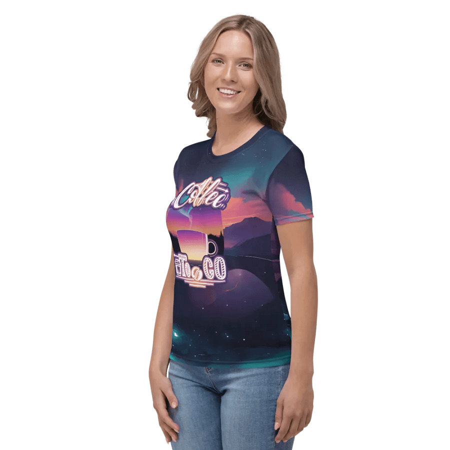 Coffee to Go All Over Print T-shirt product image (4)