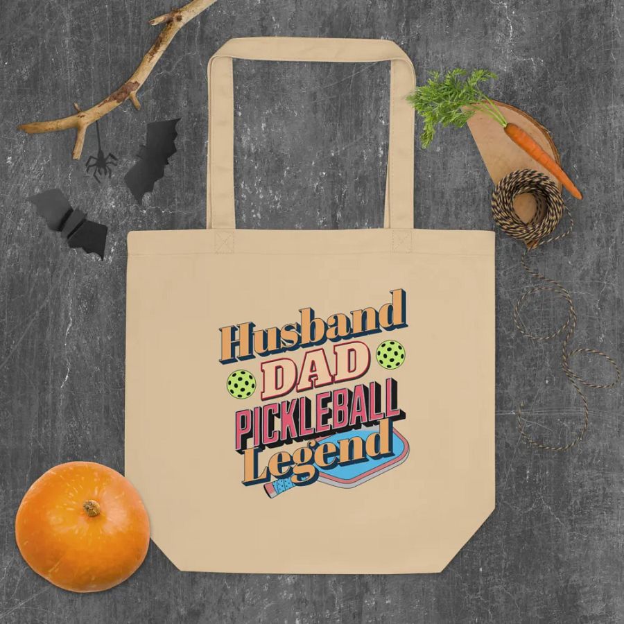 Husband Dad Pickleball Legend Tote Bag product image (5)
