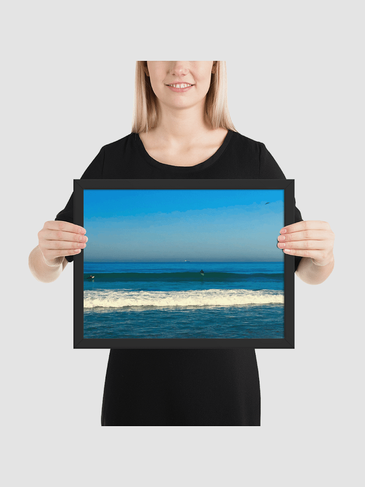 Crashing waves Framed photography Poster product image (1)