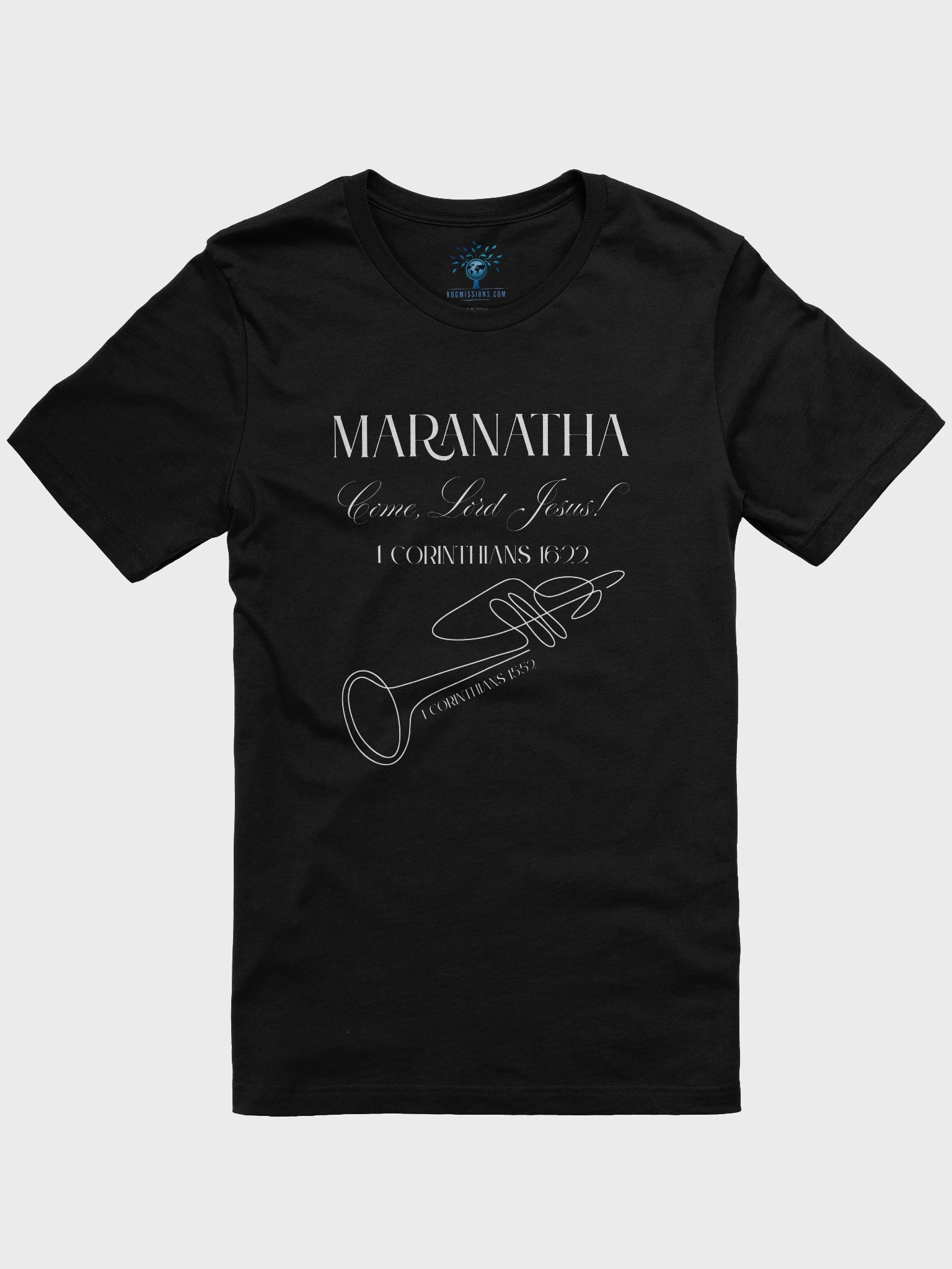 Maranatha Trumpet Lightweight Classic Fit T-Shirt (white) product image (1)