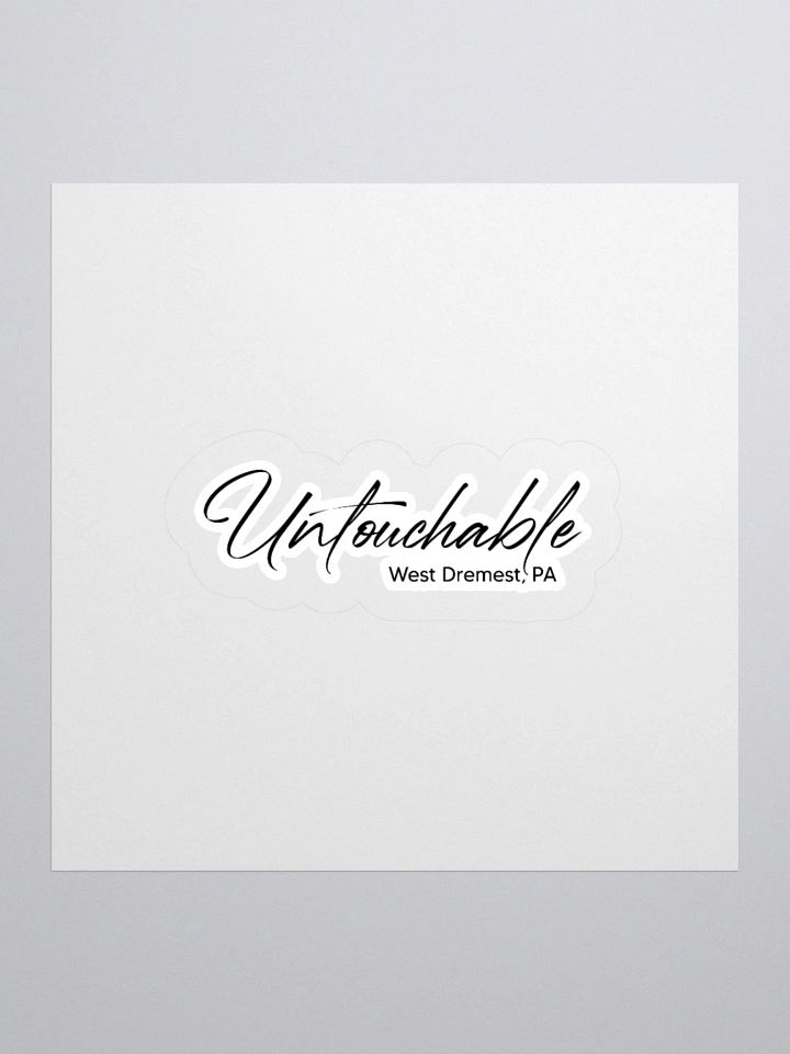 Untouchable Sticker product image (1)