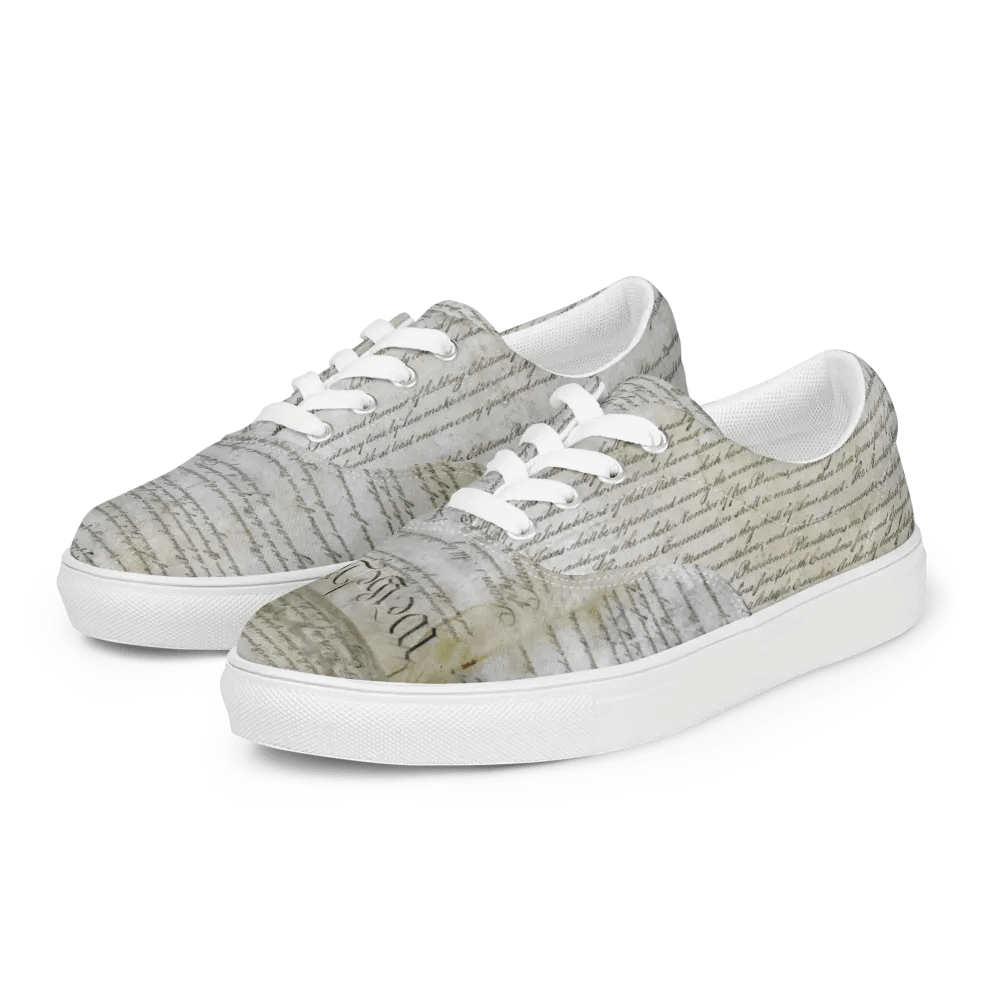 "Composition" Womens Canvas Shoes product image (7)