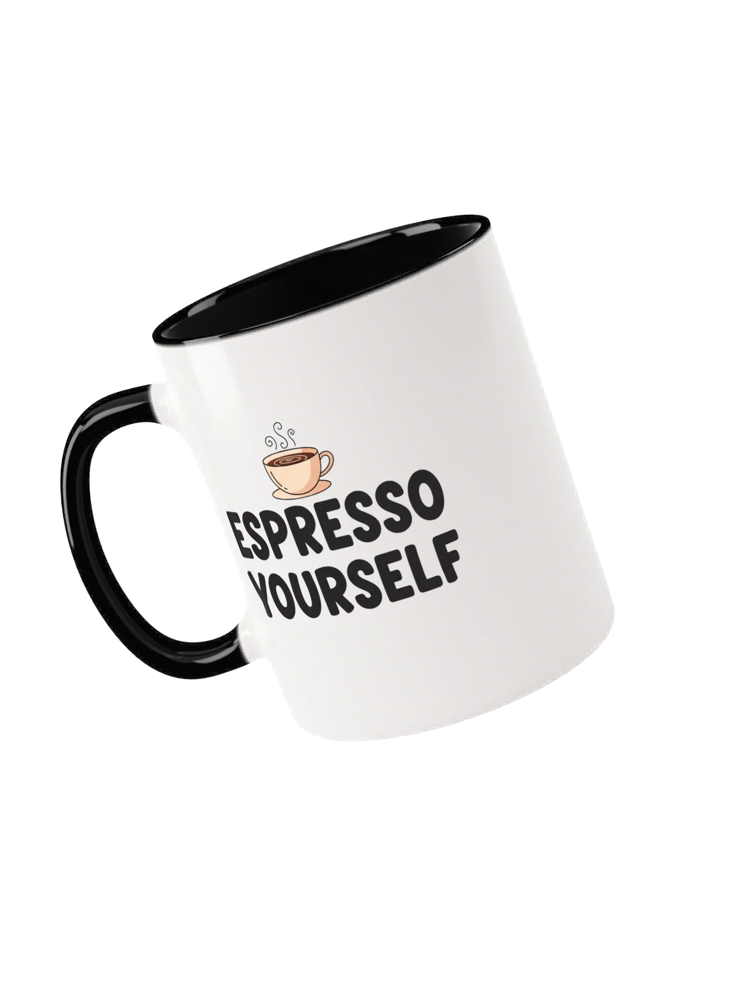 Espresso Yourself Coffee Mug – Funny, Motivational Ceramic Cup for Coffee Lovers | Perfect Gift for Espresso Addicts product image (3)