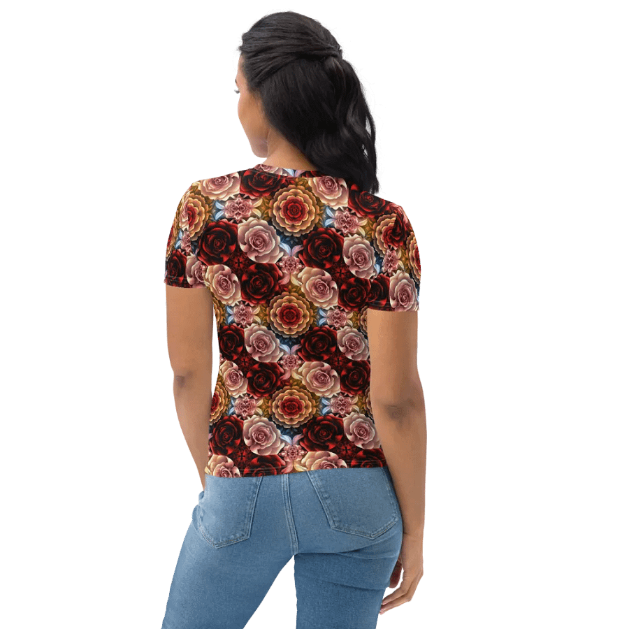 Rose Garden Dream Women's Crew Neck Tee product image (8)