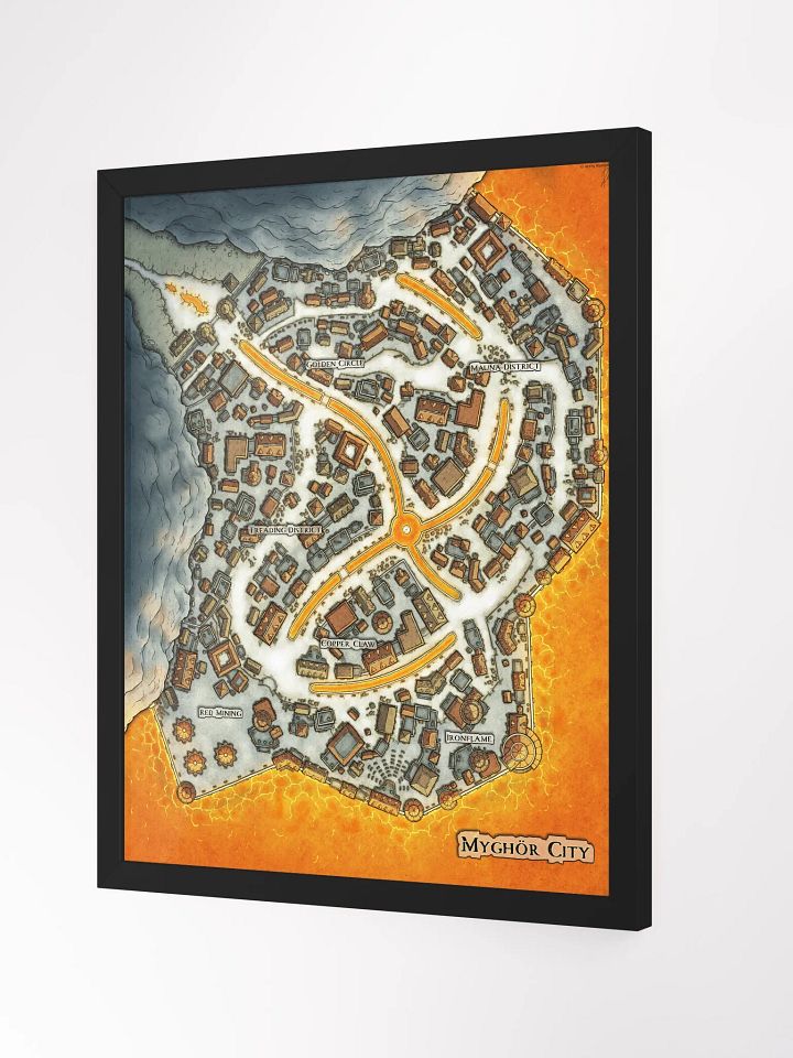 Myghör City FRAMED POSTER 16'' X 20'' product image (5)