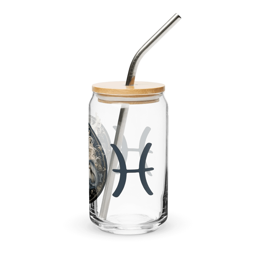 Pisces Zodiac Glass Can Sipper product image (4)