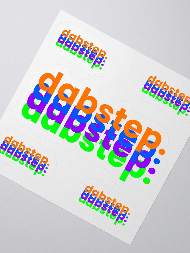 dabstep sticker sheet product image (1)