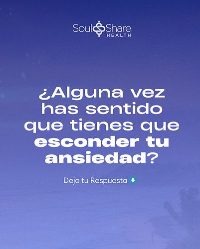 ¿Alguna vez has sentido que tenías que esconder tu ansiedad o un ataque de pánico? 
 No estás solo. En Soul Share creemos que...