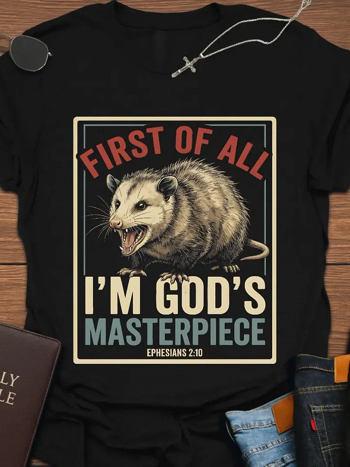 God's Masterpiece Funny T-Shirt product image (2)