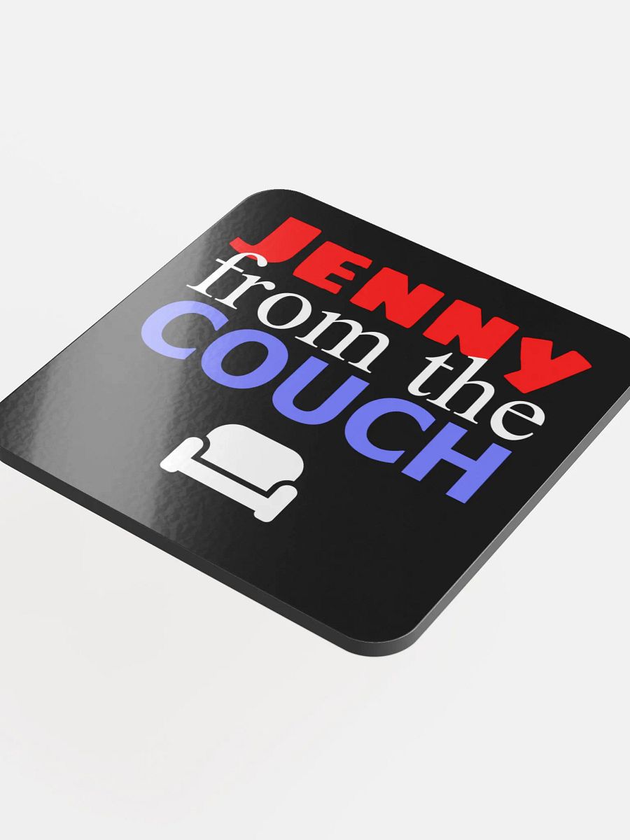 JENNY from the COUCH Glossed Cork Coaster product image (4)