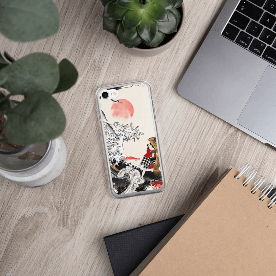 Sunset Wave Art iPhone Case product image (331)