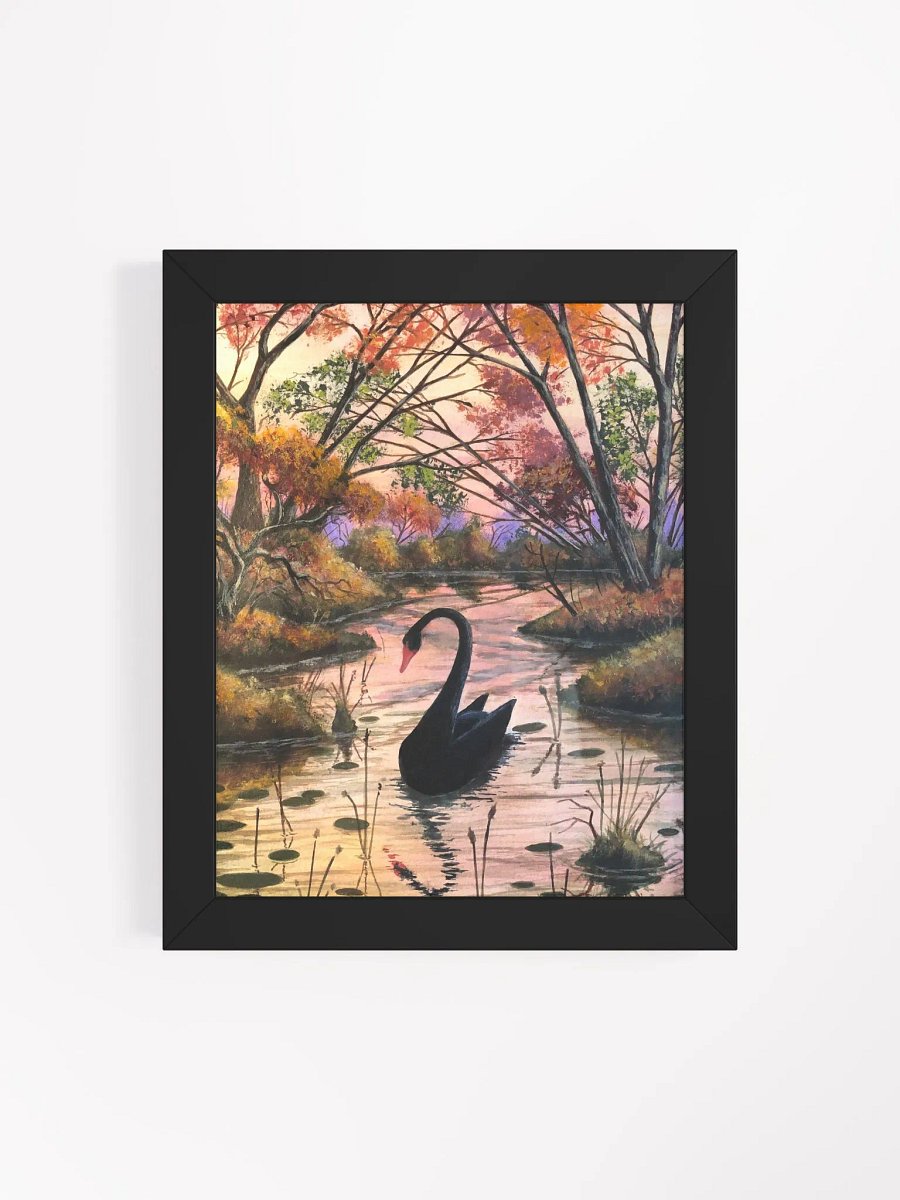 Black Swan Wood Framed Poster product image (10)