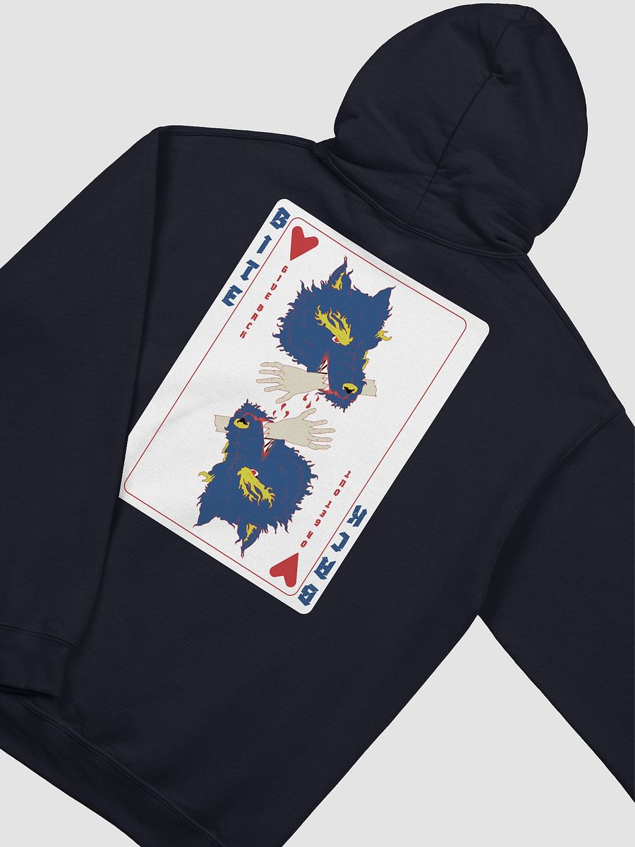 Bite Back blue card hoodie product image (4)
