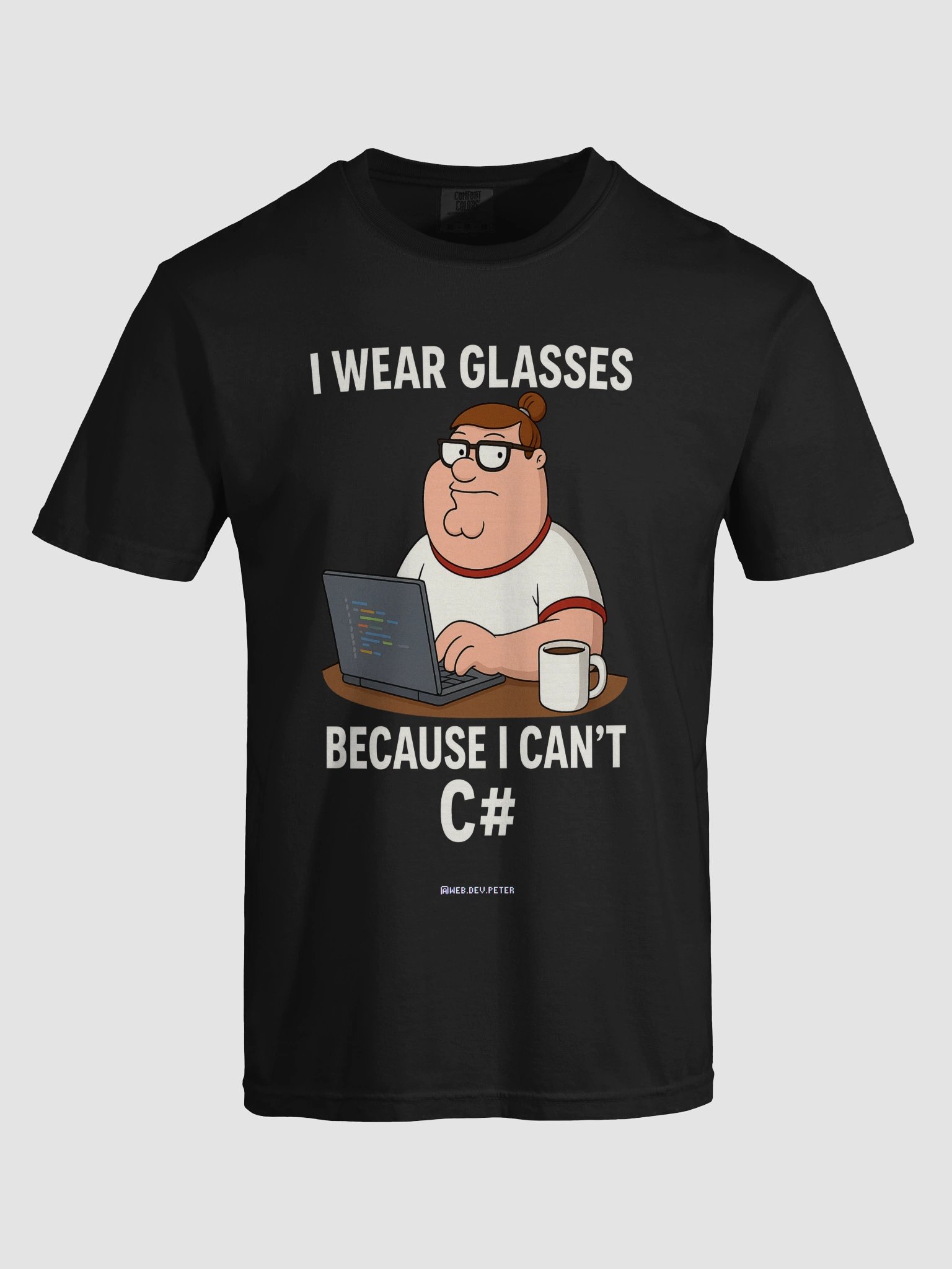 I Can't C# Developer Tee Black product image (88)
