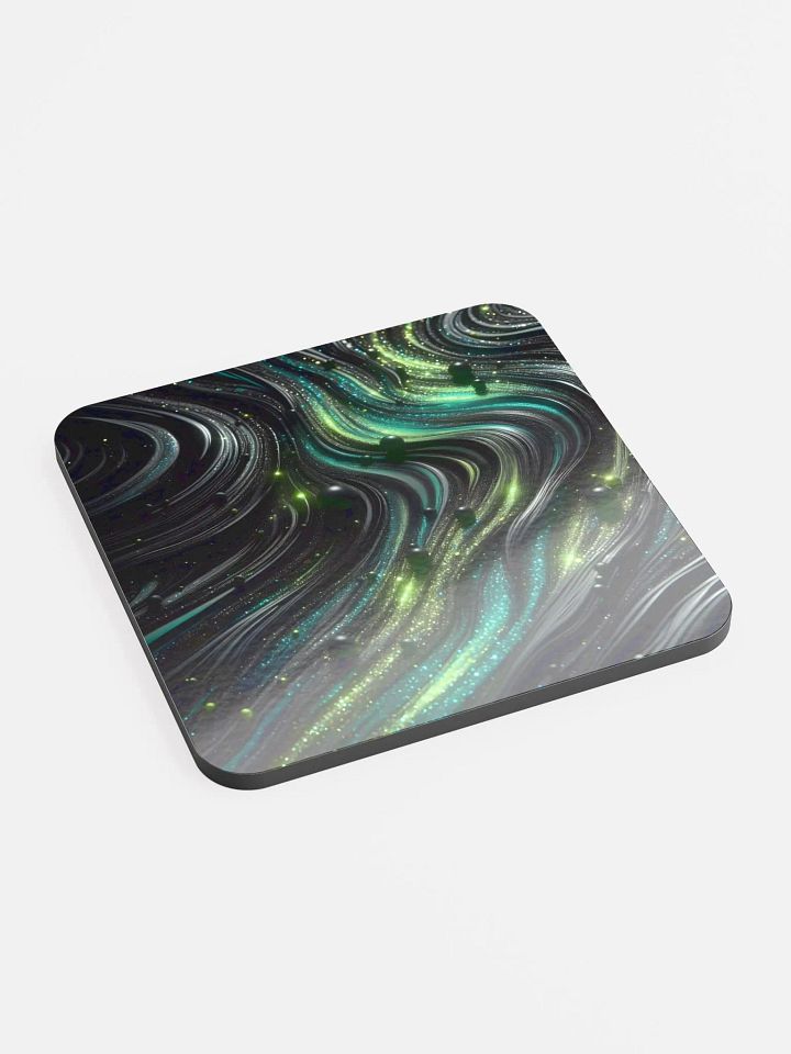 Cosmic Fluidity Cork Coaster product image (2)