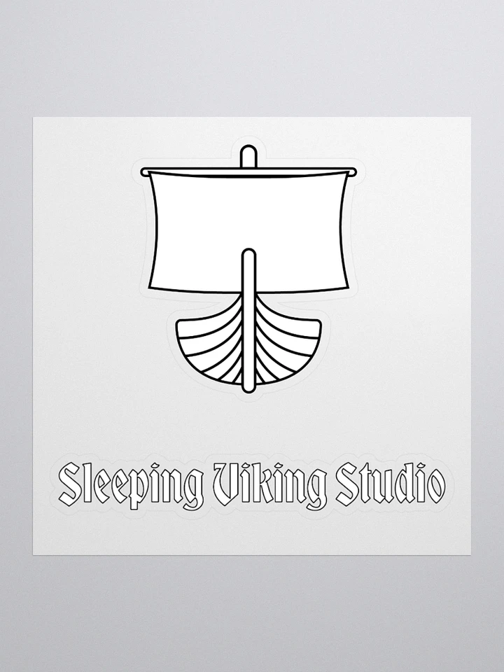 Sleeping Viking Studio Sticker product image (1)