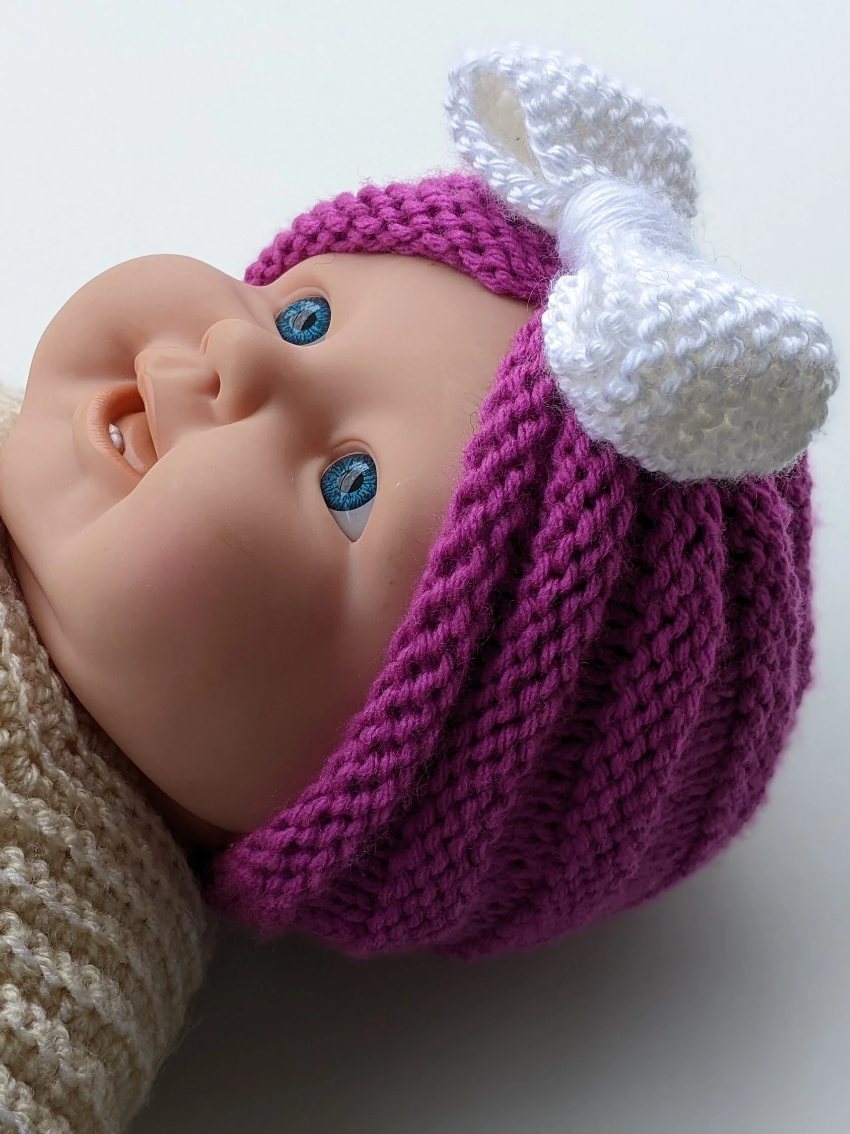 Baby Knit Turban Hat Pattern product image (4)