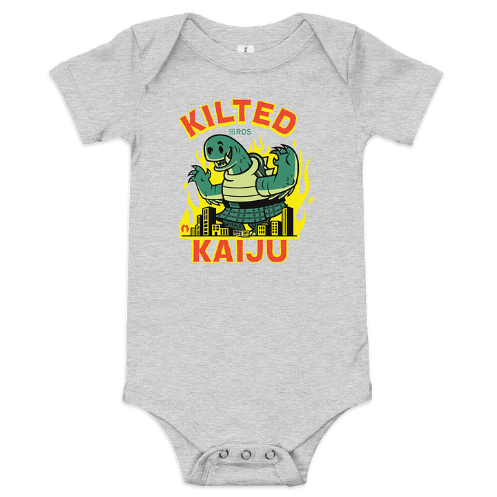 Kilted Kaiju baby onesie product image (1)