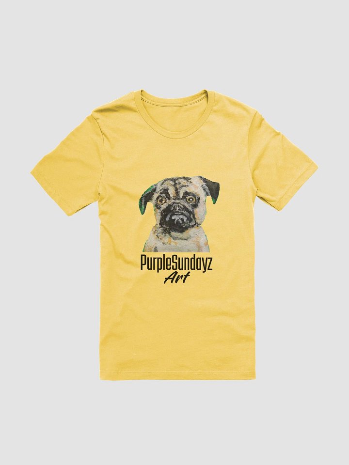 Cute Sad Pug Soft Cotton Tee product image (1)