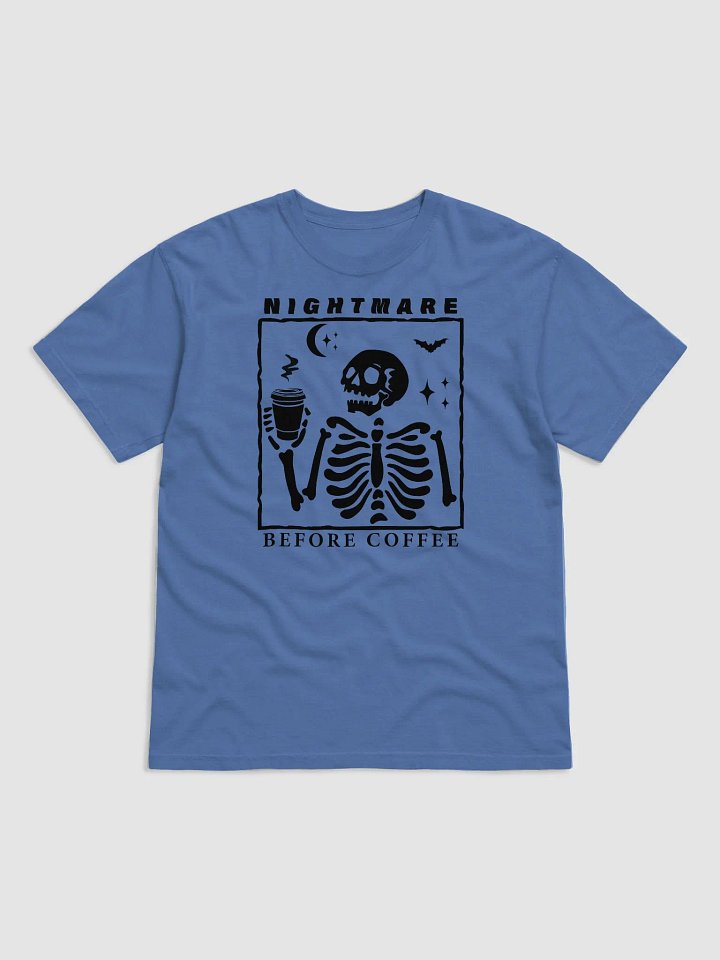 Nightmare Before Coffee Lover - Fall Shirt Sarcastic Coffee Shirt Merry Xmas Gift for Friend Family Funny - Comfort Colors product image (6)