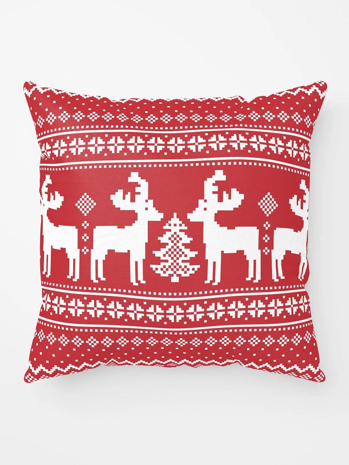 Winter Wonderland Reindeer Pillow product image (1)