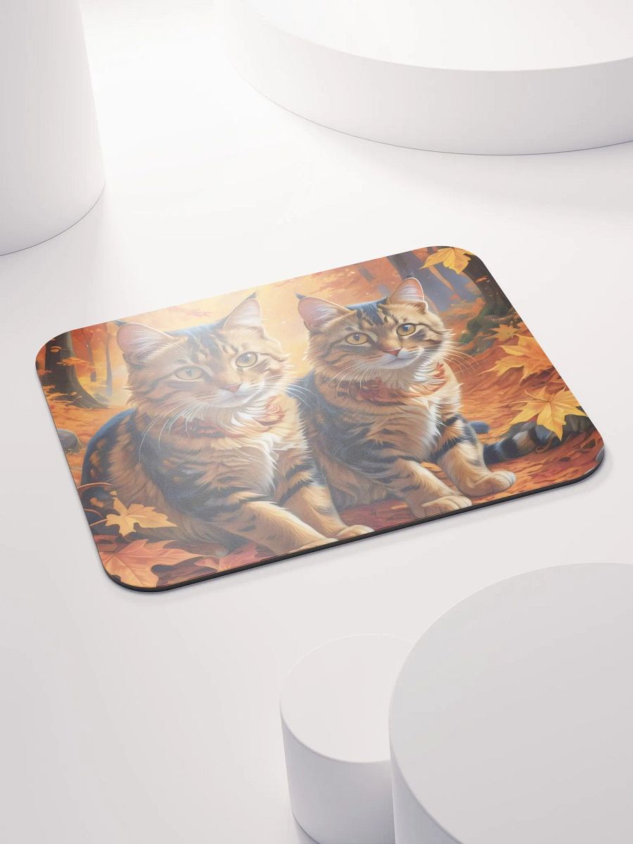 Autumn Feline Harmony Mouse Pad product image (5)