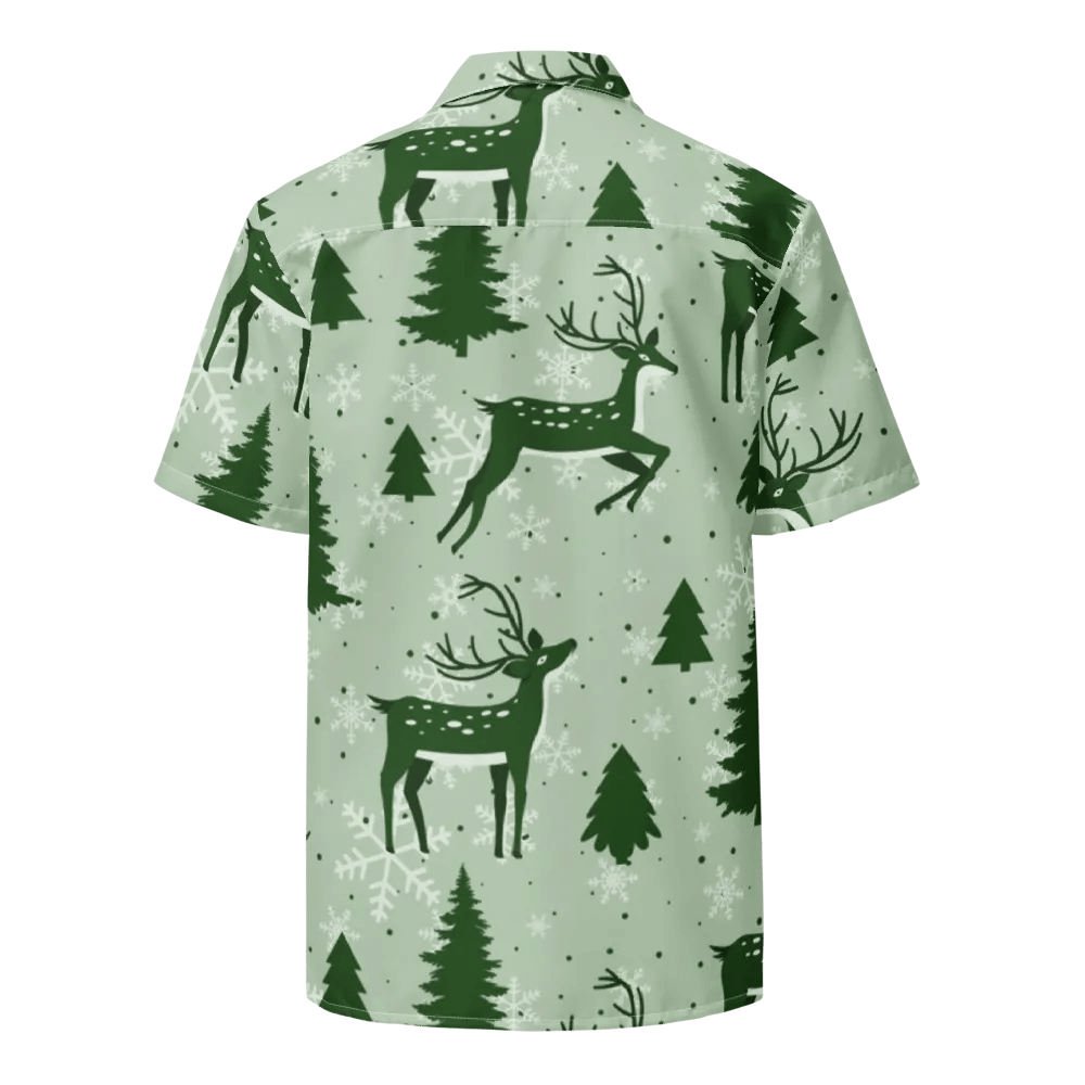 Winter Wonderland Reindeer Hawaiian Shirt product image (2)
