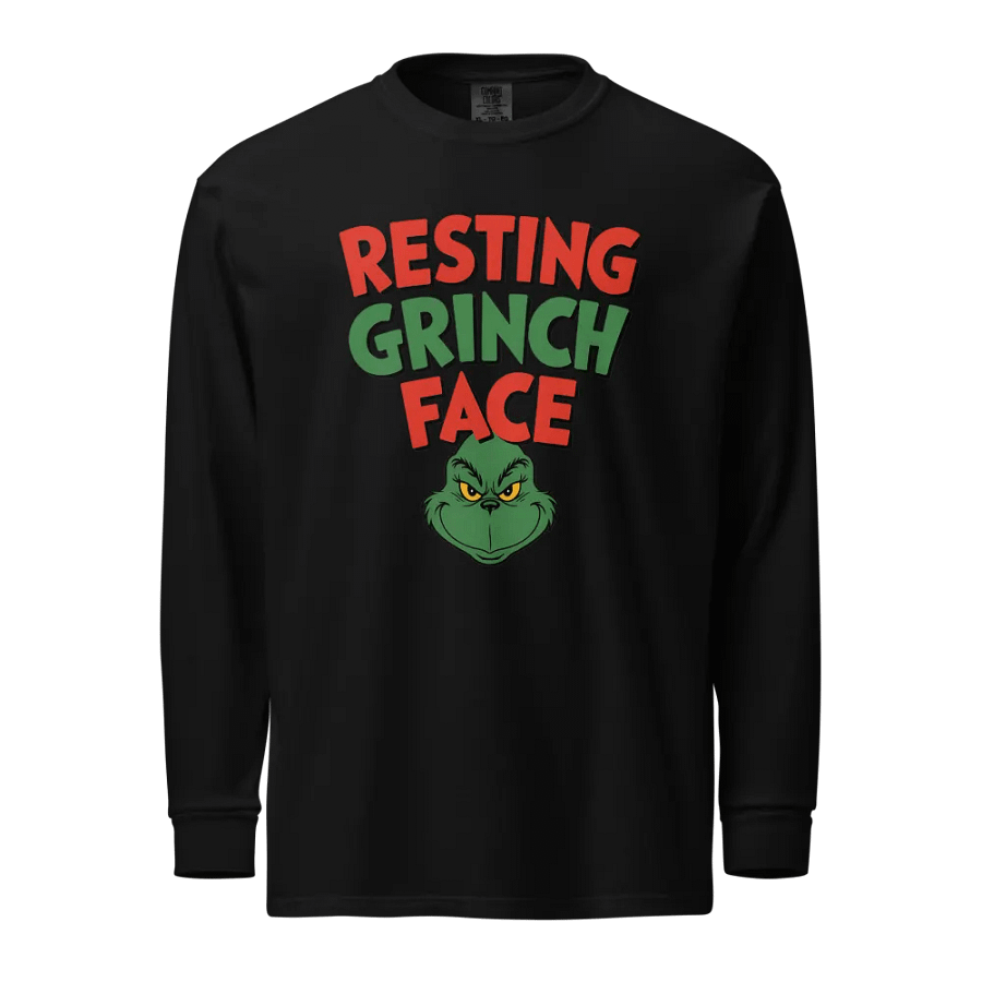 Mischievous Grinch Long Sleeve Shirt product image (1)