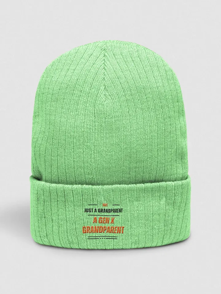 Not Just A Grandparent Ribbed Beanie product image (2)
