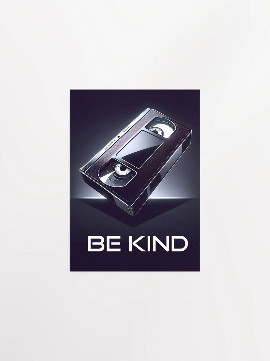 Retro VHS Tape Be Kind Poster product image (1)