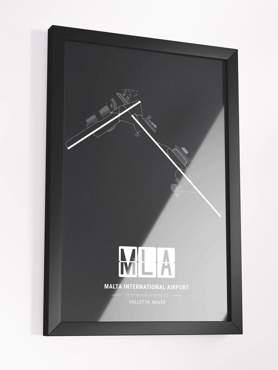 Framed Airport MLA Premium Map On Matt Paper product image (3)