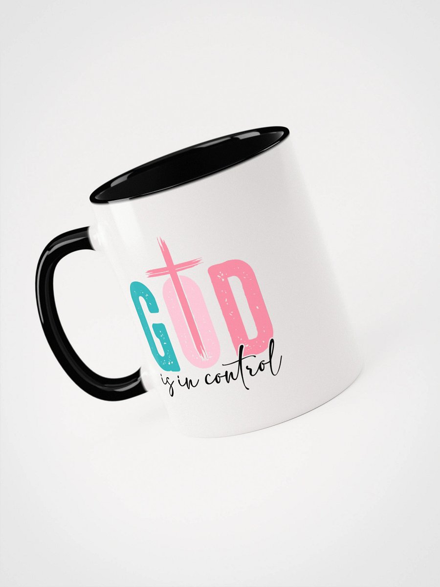 God Is In Control Christian Inspirational Ceramic Coffee Mug product image (3)