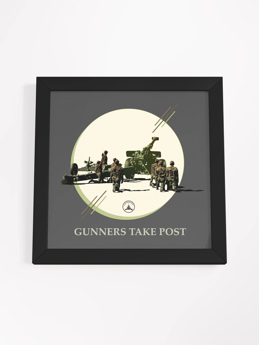 Gunners Take Post (framed print) product image (12)