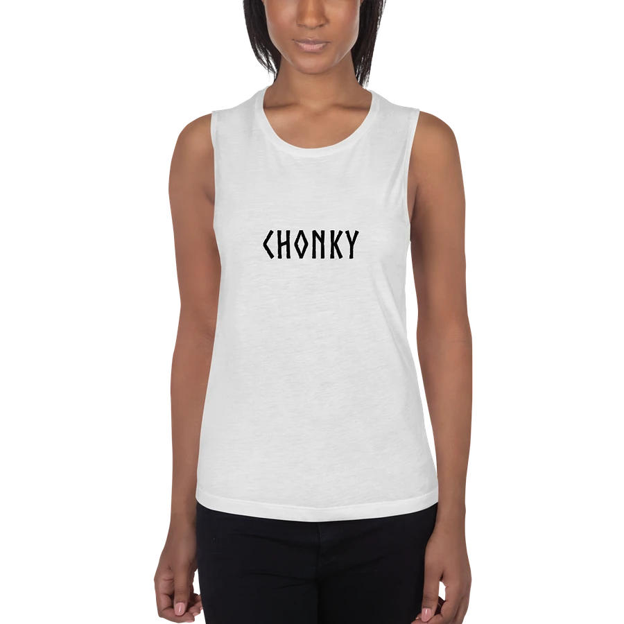 CHONKY - Tank Top Women Black Print product image (6)
