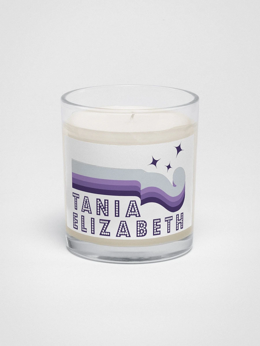 Unscented Soy Wax Candle with Tania Elizabeth Four Fiddles Logo product image (1)