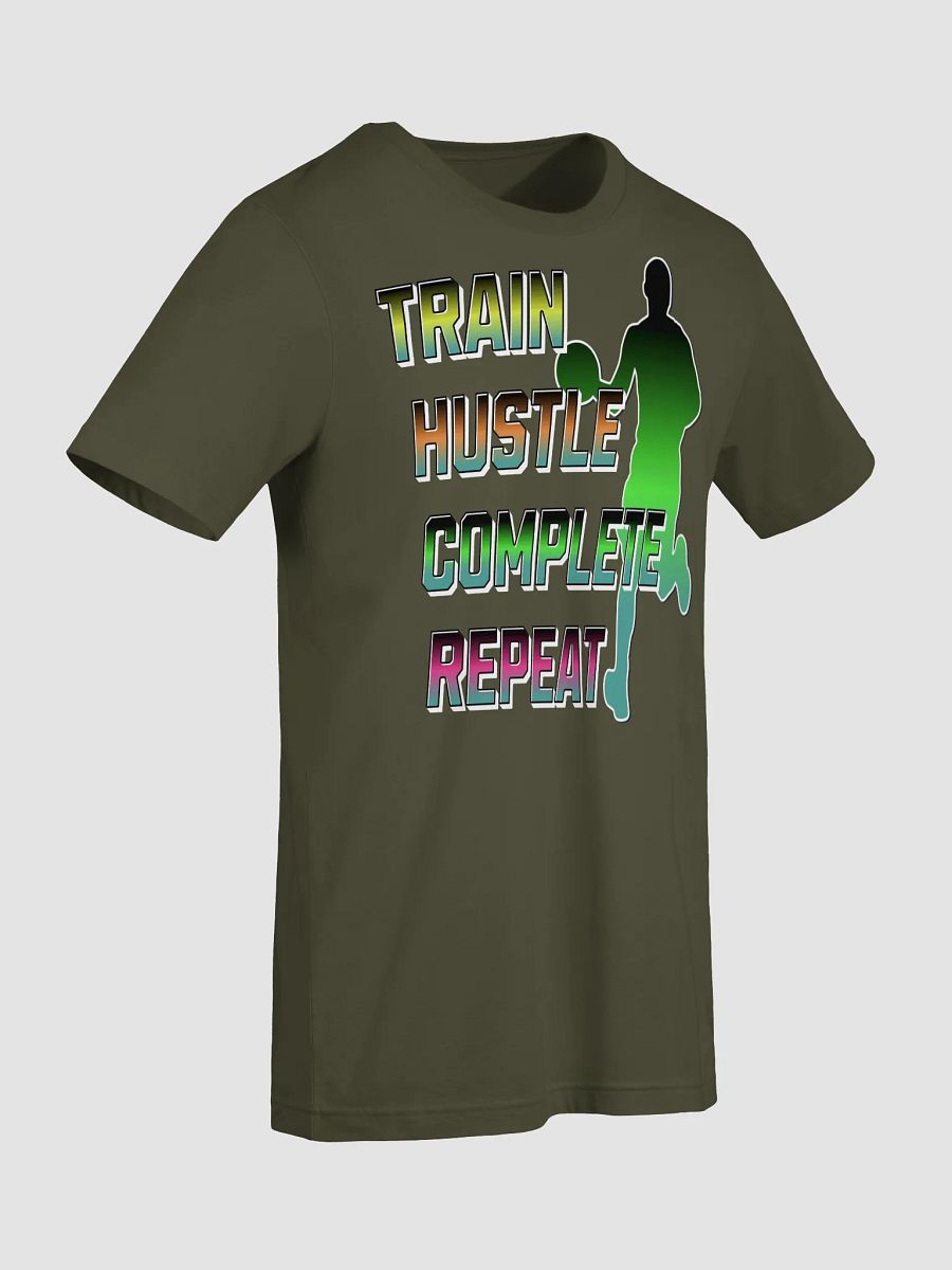 Train Hustle Complete Repeat Basketball Gradient T-Shirt product image (4)